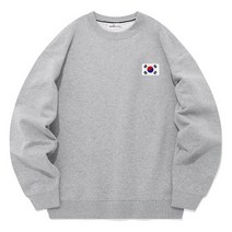 이그잼플 오버핏 태극자수 코리아 로카 성조기 국기 패치 기모 맨투맨