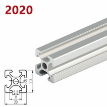 작업대1/2 개/몫 100mm-500mm 길이 2020 20100 알루미늄 프로파일 압출 선형 레일 DIY 3D 프린터 작업 벤치, 09 500MM_10 2PCS 20100