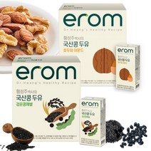 이롬 이롬 황성주박사의 국산콩두유 검은콩깨쌀 /호두와 아몬드, 32개, 190ml