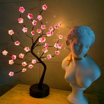 LED 무드등 건전지 USB 캠핑 인테리어 침실 거실 5TYPE, 매화