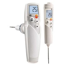 식품온도계 방수 베이킹 냉동 탐침온도계 식품검수, 상세이페이지 참고, testo 106 세트(표준 + 계기 상자)