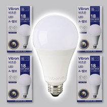 14W 16W 18W LED전구 벌브 주광색 전구색 비츠온 실내 E26베이스 안정기내장형, 18W(110*200mm), 주광색_6500K, 5개