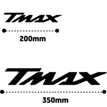 T MAX 동호회 바이크 스티커 티맥스 반사데칼 장식, 1개, 무광 골드