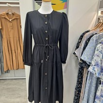 오조크 FORFCOA510P 단추프린원피스-BK