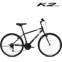 케이투바이크 K2BIKE MTB자전거 로건26GS 26인치 21단 조립별도, 로건26GS(레이브) 매트블랙, 미조립