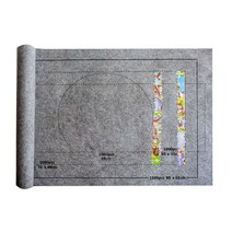 직소 퍼즐 펠트 펠트 매트 롤업 플레이 담요 최대 1500 조각 퍼즐 여행, 회색