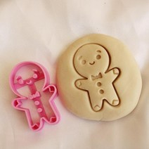 귀여운몰드 소풍 카네이션선물 겨울 진저브레드 맨 XL 귀여운커터 벚꽃 크리스마스텐틀, 8.9cm