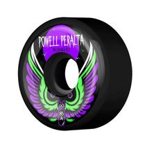 Powell Peralta Bombers 60mm 85A 블랙 스케이트보드 바퀴, Black