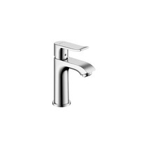 Hansgrohe Metris 모던 업그레이드 쉬운 설치 1-핸들 1 15.2cm6인치 높이 욕실 싱크 수도꼭지 브러시드 니켈 31088821. 143660, Chrome