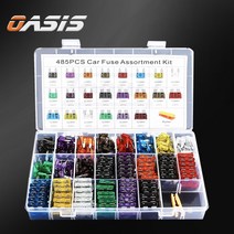 자동차 비상 휴즈 485개세트 2A-35A 다양한 규격 미니 소형 대형 ATO 차량용퓨즈
