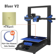 목업제작 3D프린터 Twotrees 3D 프린터 Bluer V2 자동 레벨링 풀 메탈 3D Drucker 대형 인쇄 크기 DIY 키트 업그레이드 음소거 드라이브 Prusa, 협력사, PEI가 있는 Bluer V2, 우리를