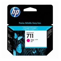 HP (No.711)정품잉크플로터 3WX00A검정(구.CZ129A)/CZ130A파랑/CZ131A빨강/CZ132A노랑/3WX01A검정(대용량) T120/T130/ T520/ T530, 빨강, 1개