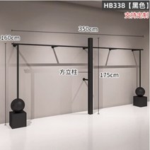 의류 매장 디스플레이 랙 여성 벽 전용 블랙 행잉 다리미 아트 선반, 13 13