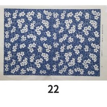 도자기전사지 전사지 제작 꽃무늬 1PC 도자기 세라믹 점토 전송 용지 Underglaze 꽃 종이 고온 Jingdezhen, 22 22