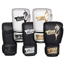 권투 장갑 [프로 복서도 추천 ] TRAN 킥 권투 격투기 가라테 태권도 핏 권투 MMA 무에타이 복서 사이즈 샌드백 트레이닝 글러브 펀칭 글러브 스트레스 발산 운동 부족 남녀 겸용 운반용 수납 가방 첨부(TRAN-B[흑×흑] 8oz)