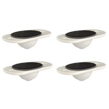 4pcs 접착 도르래 보관 상자 캐스터 휴지통 자기 가구 바퀴 홈 침묵 흠집 없음, 01 WHITE