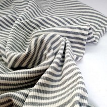 천고아 삼각골지니트원단 5mm스트라이프 -그레이 70156