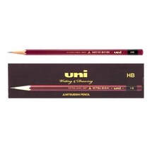 유니 연필 12자루/UNI/미쓰비시 연필/미술용/제도용, 유니연필(6H/12자루)