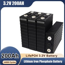 차량용배터리 파워뱅크 인산철 배터리 충전기200Ah Lifepo4 충전식 배터리 팩 3.2V 등급 A 리튬 철 인산염, 01 1PC