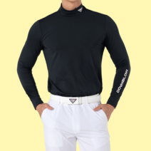 남자 골프복 긴팔 티셔츠 목폴라 골프 연습복 상의 기모 긴팔티 상의