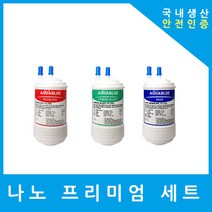 현대큐밍 정수기필터 호환 더슬림플러스 HQ-P2010CW 프리미엄 전체 세트, (HQP2010CW)L7프리미엄 4인치복합단방향3개