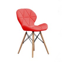 로얄다이아 에펠체어 큐브체어 에펠베이직체어 인테리어체어, 큐브체어 - 레드