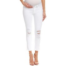 제이브랜드 0178 화이트 MAMA J DISTRESSED MATERNITY 크롭 진 사이즈 31 649309