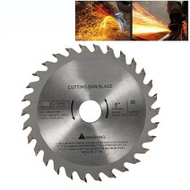 체인 금속 5inch 30T Circular 다용도 Saw Blade Carbide Tipped Wood Cutting Disc For Solid Plywood Pow, 한개옵션0