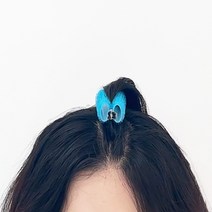 뿌리볼륨집게 셀프펌 앞머리롤 헤어롤, 블루, 1개