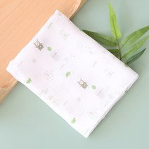 베베라온 오가닉 실크밤부 대나무 손수건 세트 버블곰(민트)