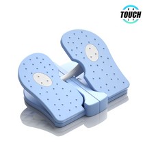 터치온리 앉아서 하는 7색 접이식 미니스텝퍼 간편휴대성, 스카이블루