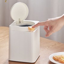 원터치 휴지통 종량제 봉투 호환 냄새차단 인테리어 쓰레기통 3.5L 10L, 소형, 핑크, 1개