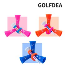 골프디아 티더라 삼발이 골프티 10p, 블루