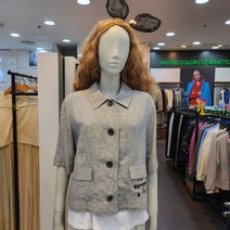 베네통체크린넨자켓BAJK56231864691