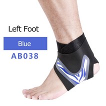 족하수 보조기 족저근막염 교정기 발처짐 발목 풋드랍 고정대 발 부목 보호대 가드 지지대 뒤꿈치 피트니스, 038 블루 왼발, L, 1개