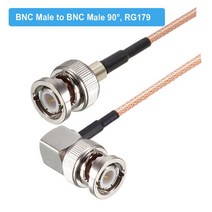 RG179 케이블 75 Ohm BNC 남성 직각 BNC 남성 플러그 커넥터 어댑터 비디오 카메라 SDI 캠코더 HD-SDI/3G-SDI/4K/8K, 02. BNC M to BNC M90, 03. 30CM