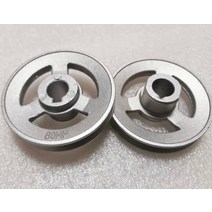 모터풀리 2pcs 외경 80mm 내부 구멍 15mm 산업용 바느질 클러치 벨트 전기 휠, 2개