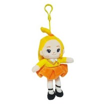 캐리와장난감친구들 엘리 가방고리 인형, 15cm, 혼합 색상