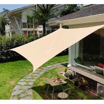 테라스 캐노피 차양막 햇빛차단 비가림막 차고 수동, 2m x 3.5m