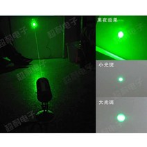 400mw 녹색 광 레이저 모듈 조절 산업용 포인터, 180m 실내 3시간 작동