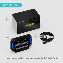 hud 카니발헤드업디스플레이 BMWHUD geyiren p21 4x4 경사계 자동차