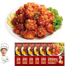 순살양념치킨 혼술안주 닭강정 포켓치킨 캠핑치킨 에어프라이어 치킨 180g 6개