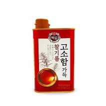 MY 백설 고소함 가득 참기름 캔 참기름 참기름캔 기름 주방용품 조미료 joo☆na, ※­선택:상품선택▣