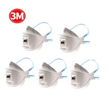 습기배출 활성탄 밀착 방진마스크 1급 5개 주조 안전 방사능