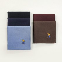 마리엔느 골프라인 린넨 자수 손수건 45 x (cm)