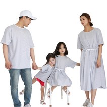 무지개나무 단가라 가족룩 패밀리룩 커플룩 반팔 티셔츠