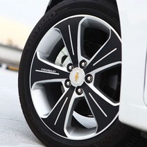 포원 라세티프리미어 크루즈 오로라 17인치 휠 마스크 카본 랩핑 데칼 스티커 국내생산, 03_라세티프리미어 크루즈 17인치 (무광카본블랙)