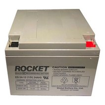 로켓트밧데리 세방전지 로켓트배터리 ES24 12 12V24AH 축전지, 색상:[색상]본상품, 1개