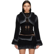 [해외정품] MISBHV 블랙 검정 왁스 카디건