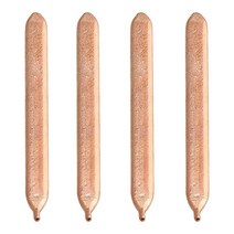 BQLZR 플랫 히트 파이프 컴퓨터 튜브 0.3x0.8x8cm 구리 싱크 CPU 개조 팩 4개, 4